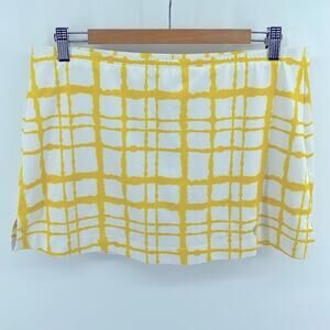 DUC Sport printed athletic athleisure lined golf tennis skort sz L